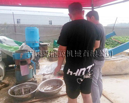 客戶(hù)在使用飼料顆粒機加工顆粒飼料